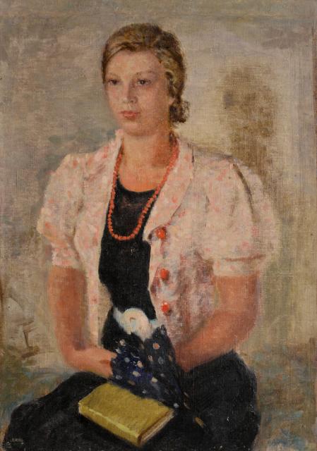 Самохвалов А.Н. Портрет дочери Марии. 1940 Самохвалов А.Н. Портрет дочери Марии. 1940